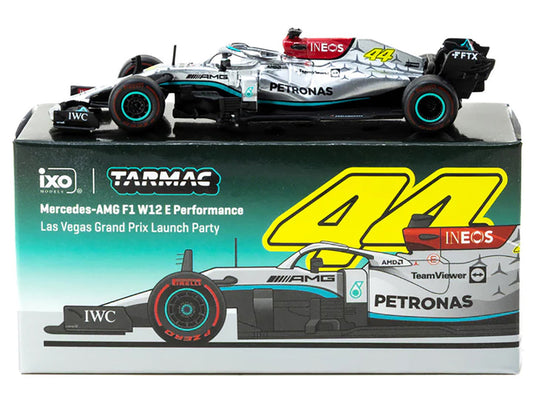 Mercedes-AMG F1 W12 E Performance Formula One F1 "Las Vegas Grand Prix Launch Party" "Global64" Series 1/64 Diecast Model Car by Tarmac Works