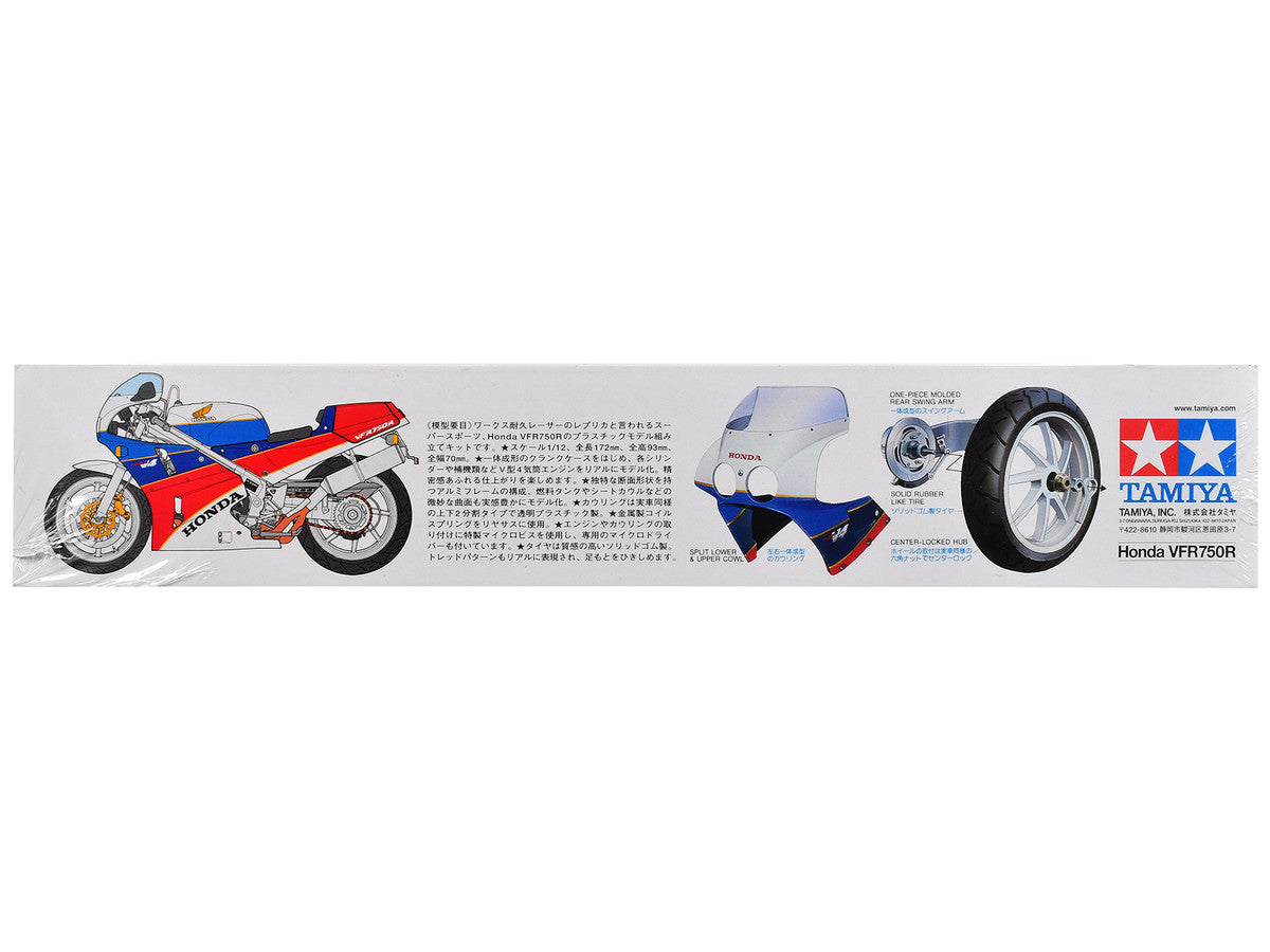 Model Kit Honda VFR750R Motorcycle 1/12 Scale Model by Tamiya