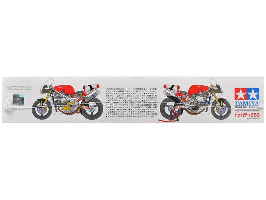 Model Kit Ducati 888 Superbike Racer Motorcycle 1/12 Scale Model by Tamiya