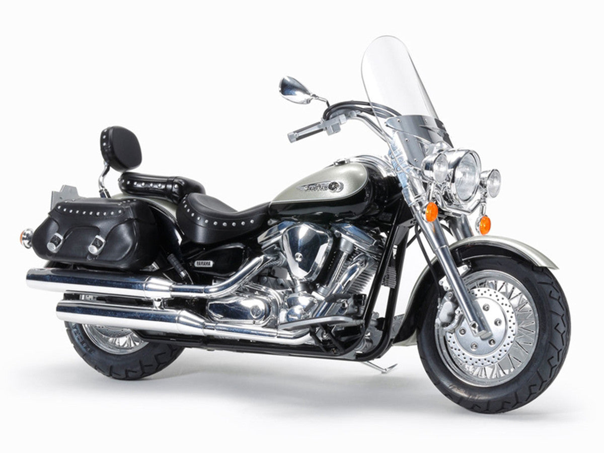 Model Kit Yamaha XV1600 RoadStar Custom Motorcycle 1/12 Scale Model by Tamiya