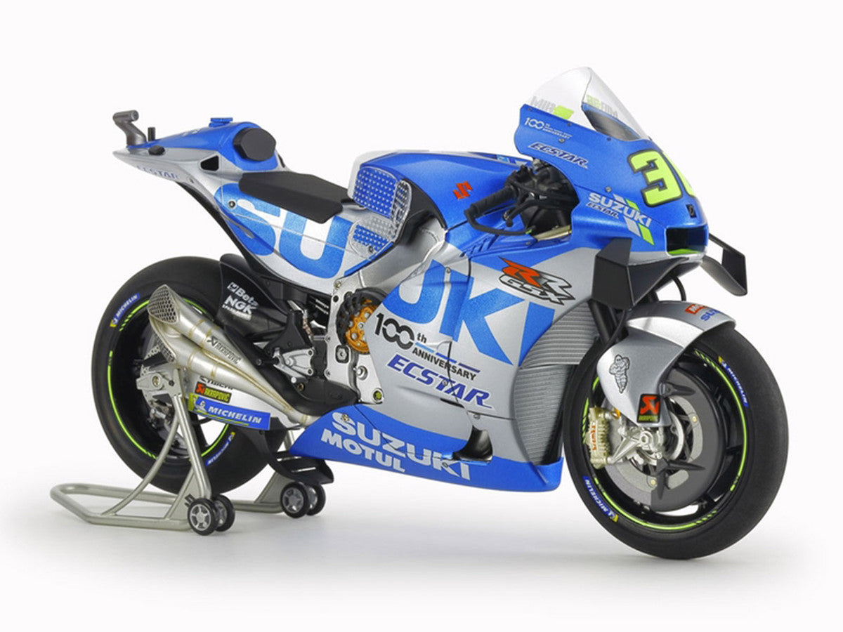 Model Kit Suzuki GSX-RR "Team Suzuki Ecstar" (2020) Motorcycle 1/12 Scale Model by Tamiya