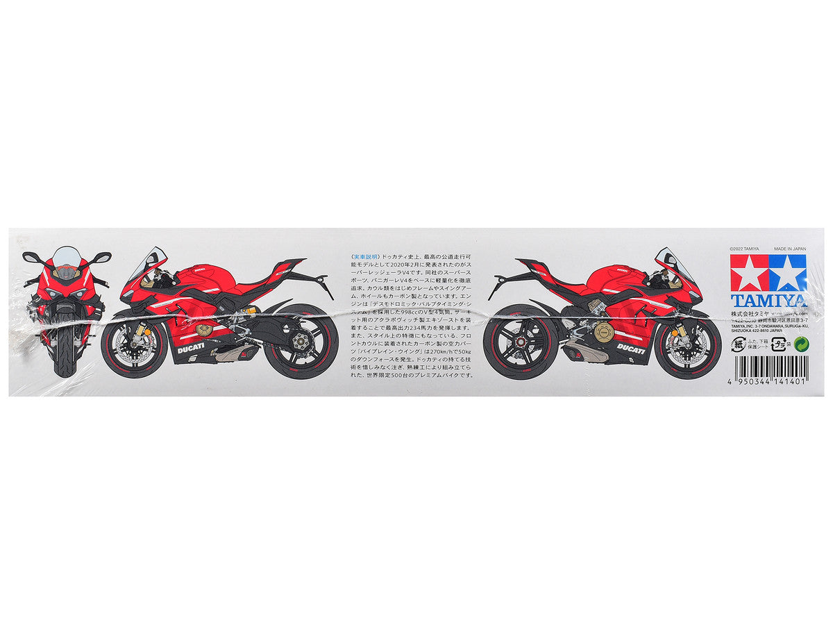 Model Kit Ducati Superleggera V4 Motorcycle 1/12 Scale Model by Tamiya