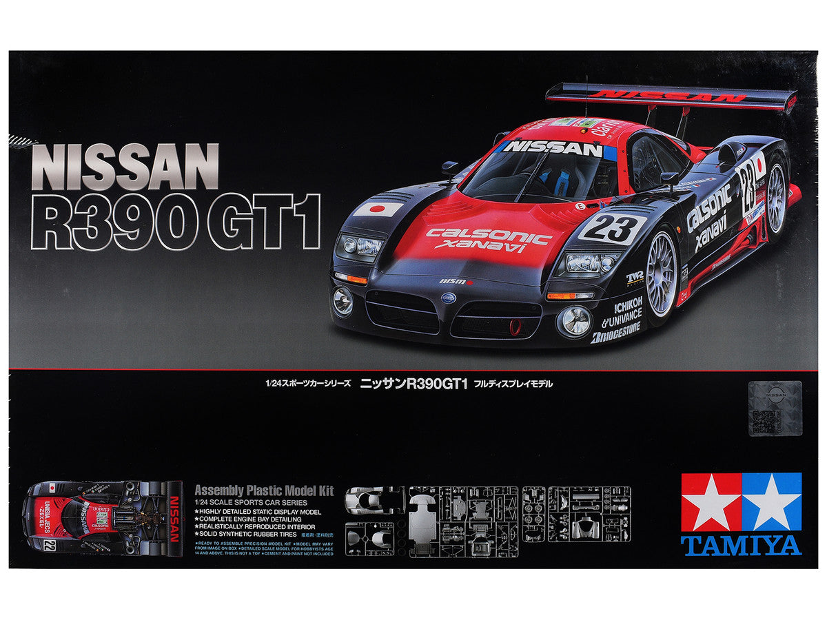 Model Kit Nissan R390 GT1 "24 Hours of Le Mans" (1997) 1/24 Scale Model by Tamiya