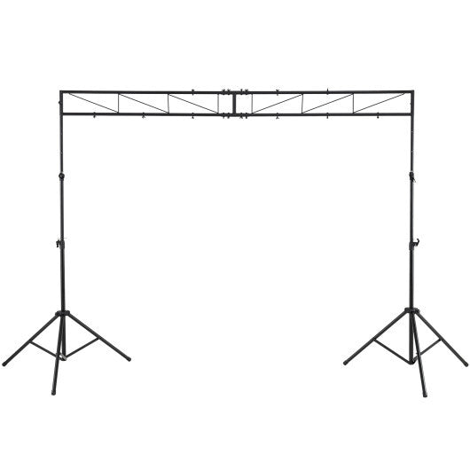 Portable Lighting Truss System Height Adjustable DJ Light Stand with 2 Folding Tripods
