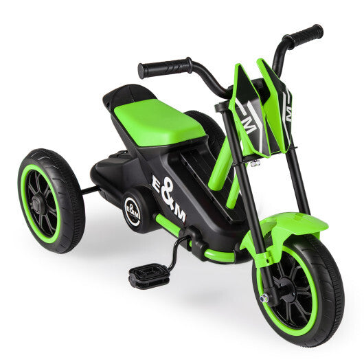 Kids Tricycle 3-Wheel Toddler Bike with Foot Pedals Forward Backward-Green