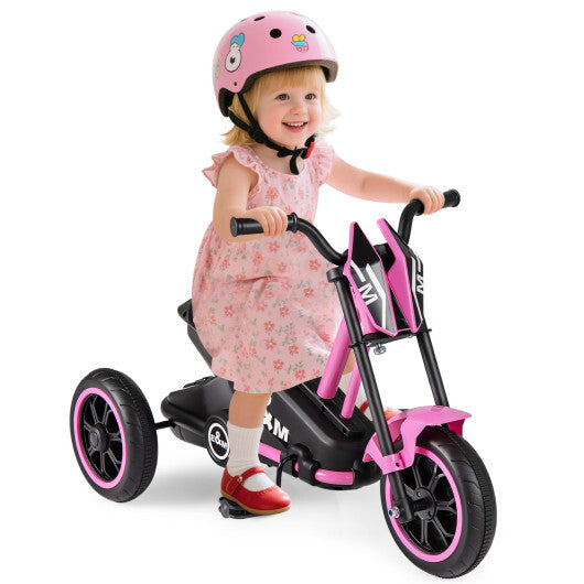 Kids Tricycle 3-Wheel Toddler Bike with Foot Pedals Forward Backward-Green