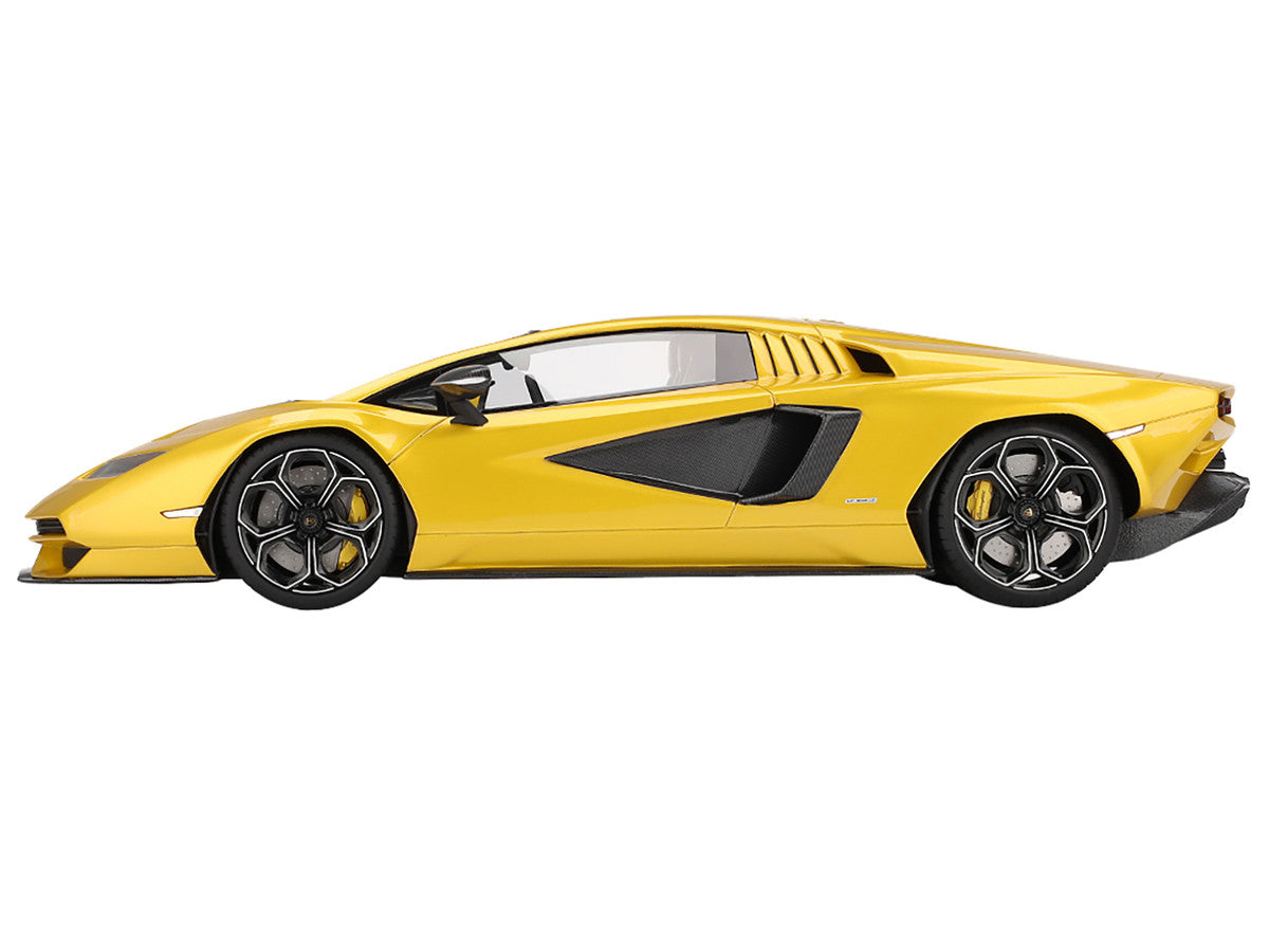 Lamborghini Countach LPI 800-4 New Giallo Orion Gold Metallic 1/18 Model Car by Top Speed