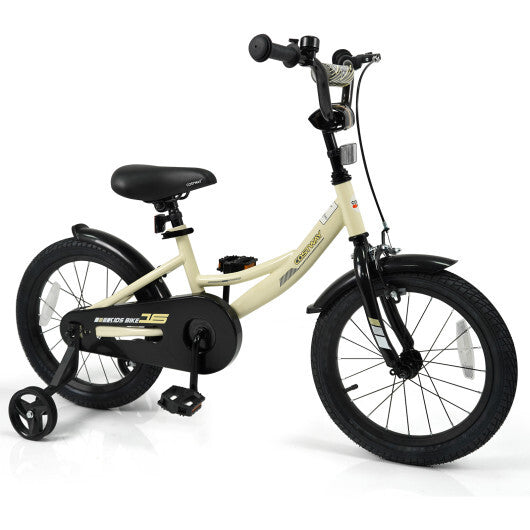 16 Inches Kids Bike Sport Bicycle with Removable Training Wheels - Size: 16 inches