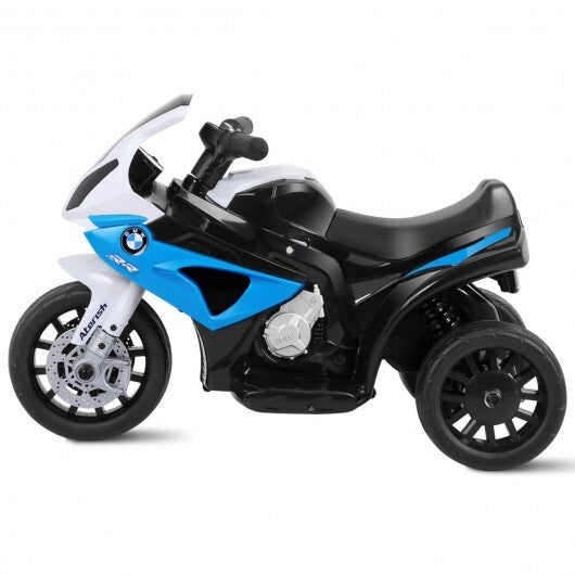 6V Kids 3 Wheels Riding BMW Licensed Electric Motorcycle-Blue