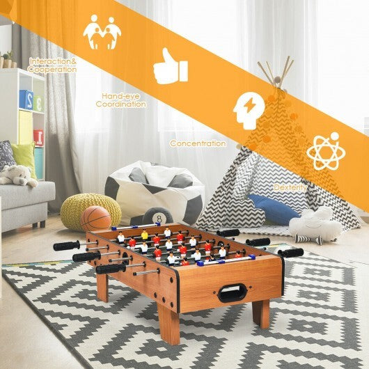 27 Inch Foosball Table Mini Tabletop Soccer Game