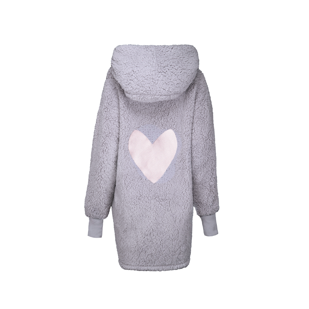 Classic Heart Sherpa Lounger Jacket