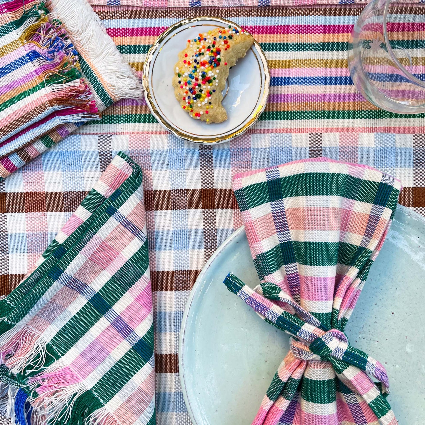 Lola Plaid Party Napkin