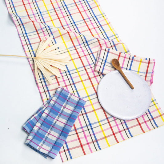 Vera Plaid Runner