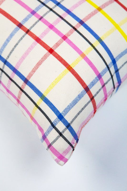 Vera Plaid Rectangle Pillow