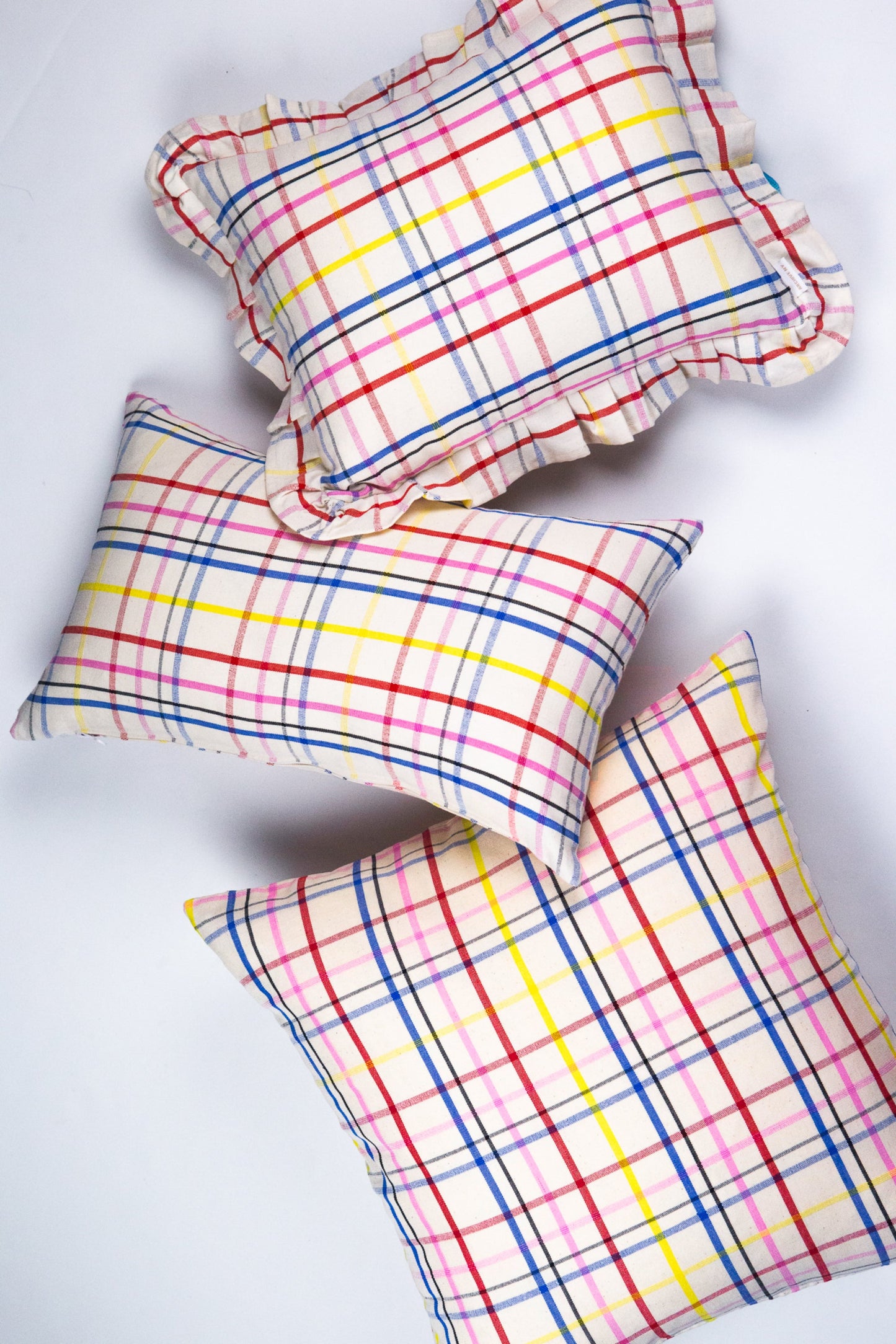 Vera Plaid Rectangle Pillow