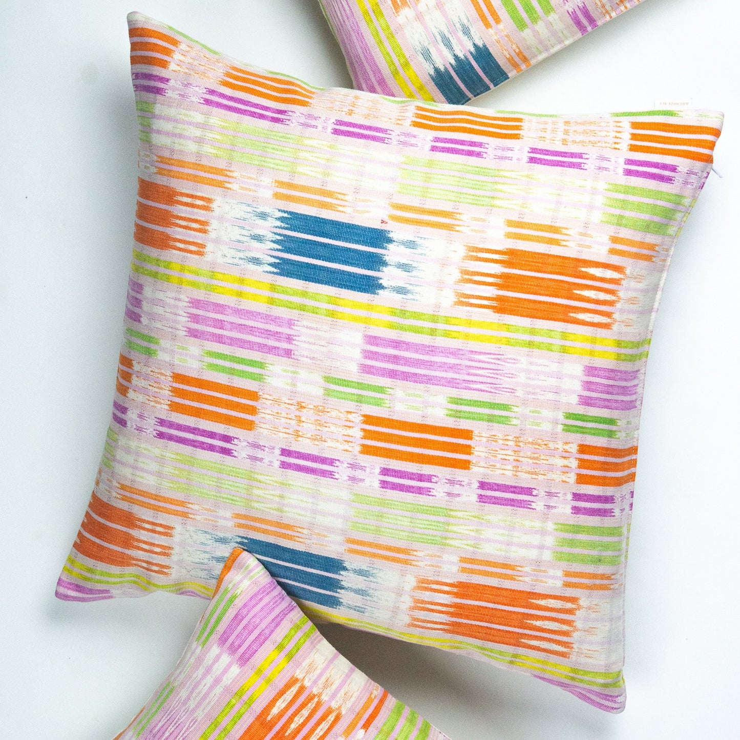 Vintage Esmeralda Ikat Pillow