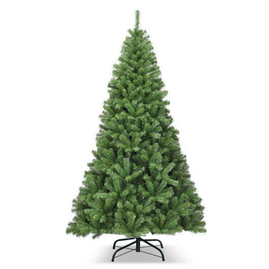 Costway PVC Artificial Christmas Tree Premium Hinged-6 ft