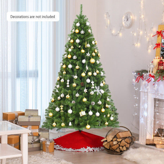Costway PVC Artificial Christmas Tree Premium Hinged-6 ft