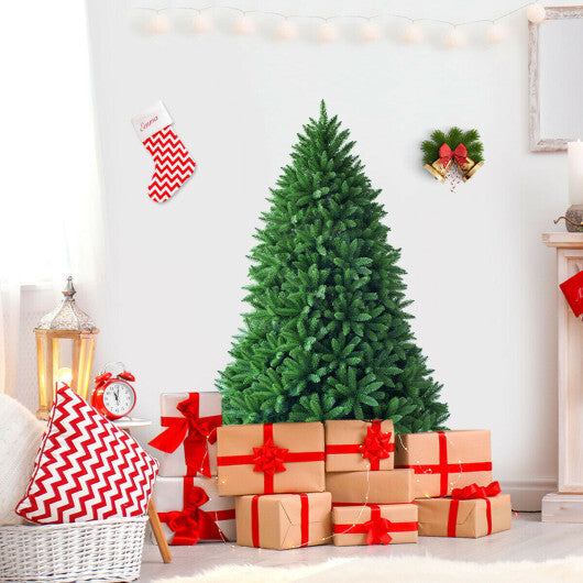 Costway 5 Feet Artificial Fir Christmas Tree with 600 Branch Tips
