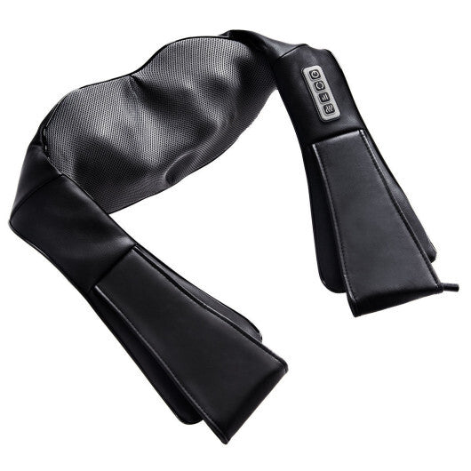 Shiatsu Back and Neck Massager Kneading Shoulder Massage Pillow with Heat Straps
