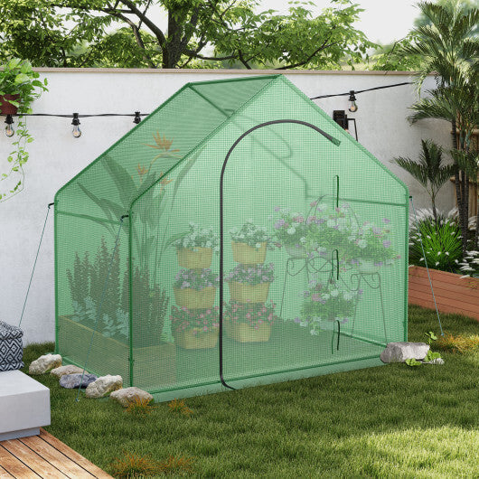Portable Outdoor Warm House with PE Cover and Roll-up Zippered Door