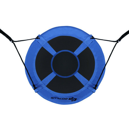 40" Flying Saucer Tree Swing Indoor Outdoor Play Set Swing for Kids Blue
