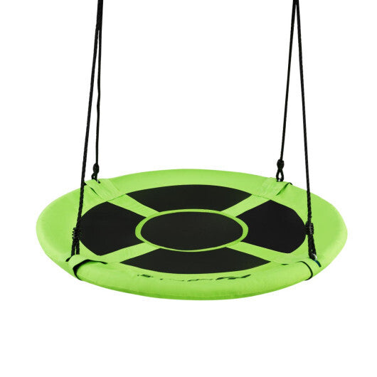 40" Flying Saucer Tree Swing Indoor Outdoor Play Set Swing for Kids Green