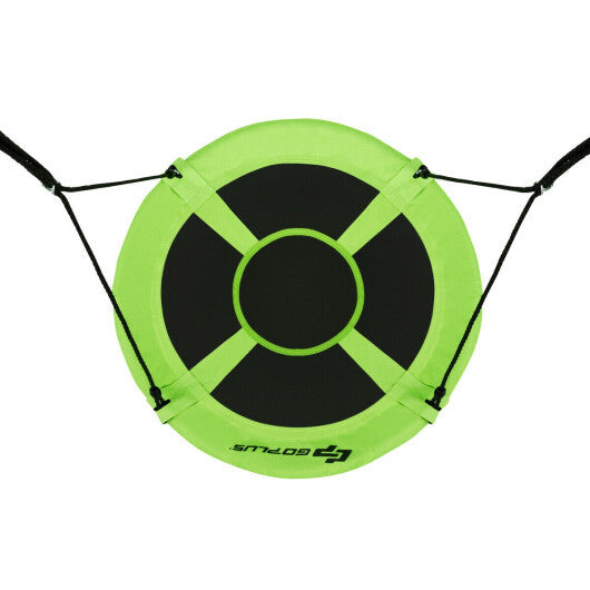 40" Flying Saucer Tree Swing Indoor Outdoor Play Set Swing for Kids Green