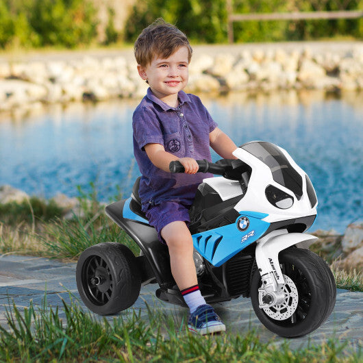 Costway Kids Ride On Motorcycle BMW Licensed 6V Electric 3 Wheels Bicycle Music&Light