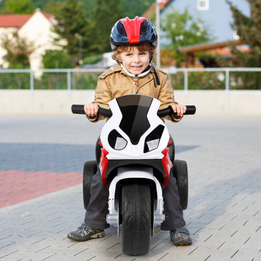 Kids Ride On Motorcycle BMW Licensed 6V Electric 3 Wheels Bicycle Music&Light Red