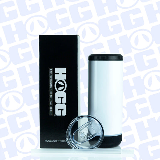 4 in 1 SPEAKER CAN COOLER - WHITE