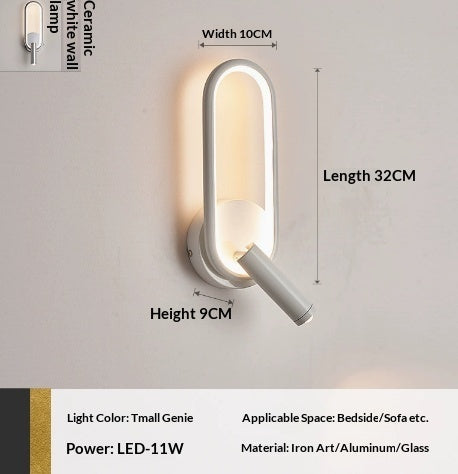 Rotating Touch-Control Creative Wall Light For The Bedside