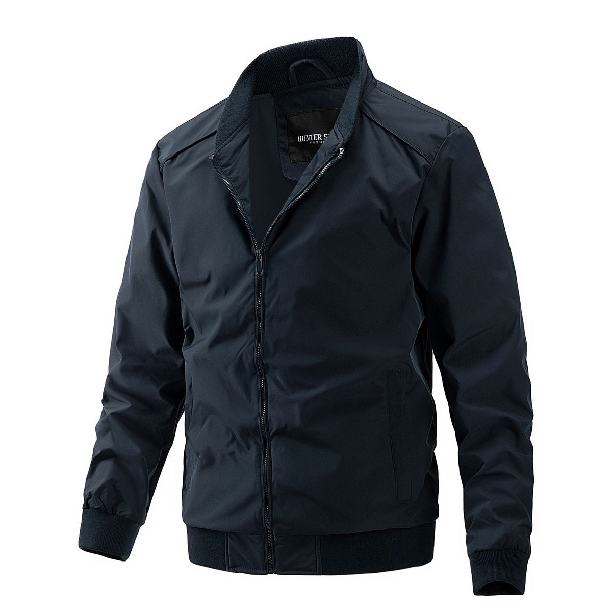 2026 Cross-Border Stand Collar Business Men's Jacket Casual Thin Baseball Jacket Trendy Foreign Trade Men's Clothing