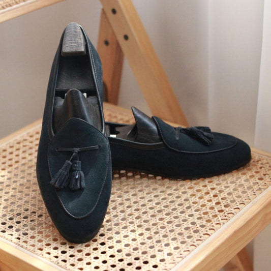 British-style Genuine Leather Business-casual Shoes For Men, Instagram-worthy Suede