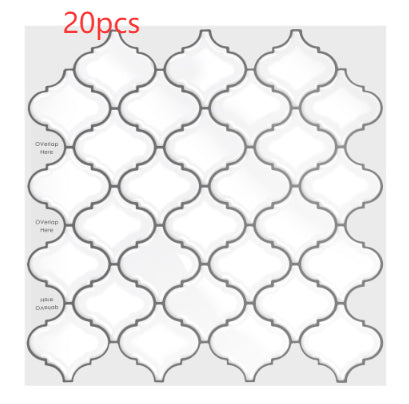 3D Self-adhesive Crystal Epoxy Wall Stickers For Kitchen Decor