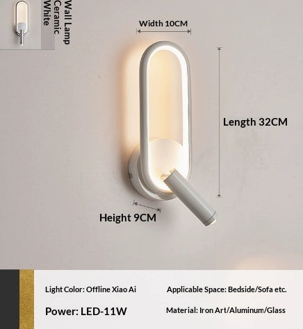Rotating Touch-Control Creative Wall Light For The Bedside