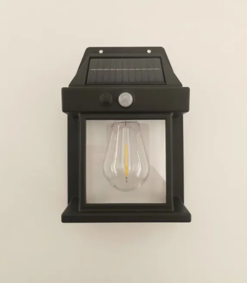 Tungsten Solar Wall Light