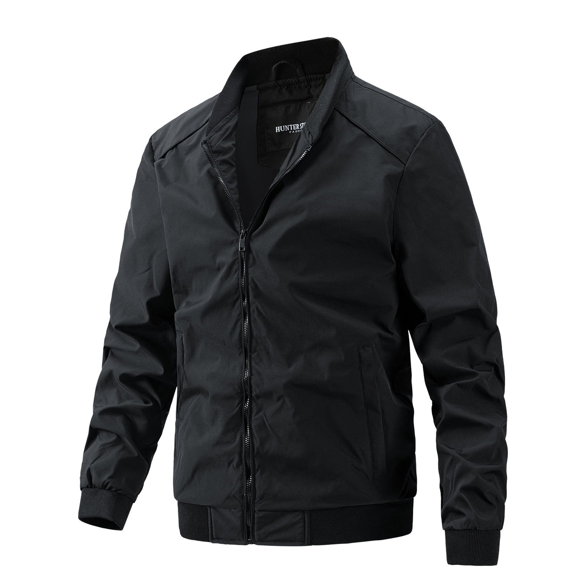 2026 Cross-Border Stand Collar Business Men's Jacket Casual Thin Baseball Jacket Trendy Foreign Trade Men's Clothing
