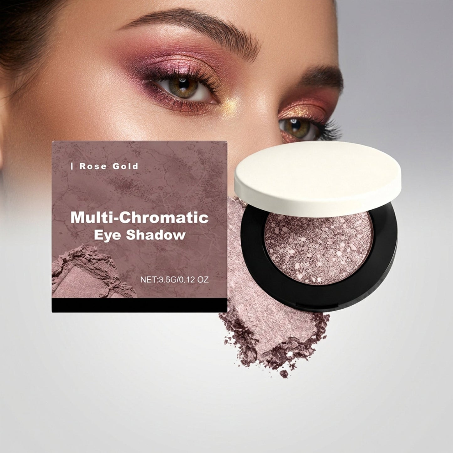 Shimmering 3D Eyeshadow Rose Gold