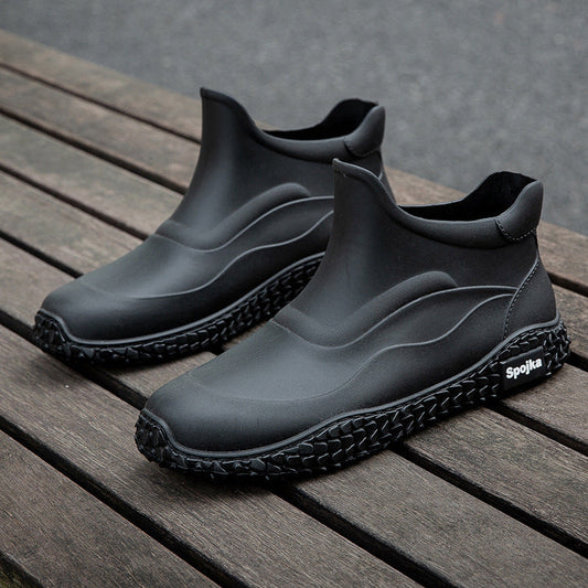 Fashion Korean Style Internet Celebrity Leisure Slip On Rubber Shoes