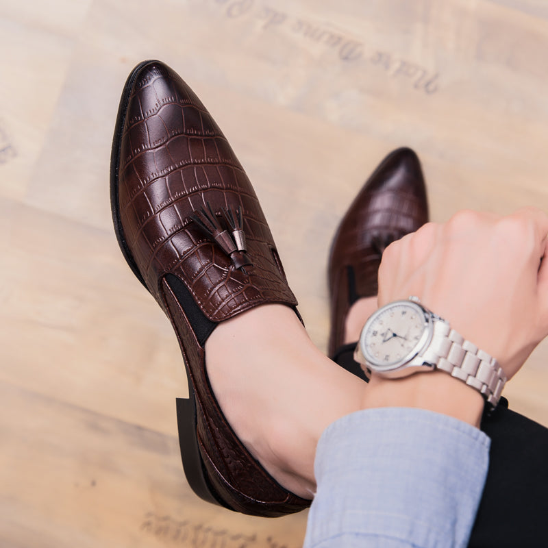 Men's Pointed Leather Shoes