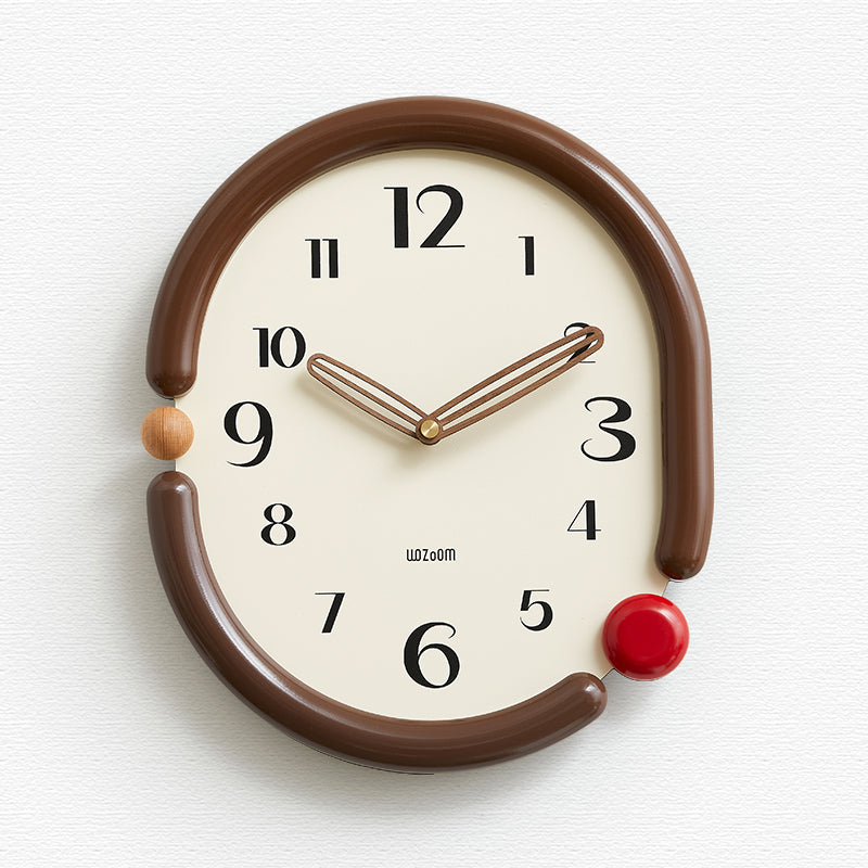 Creative Simple Living Room Punch-free Wall Clock