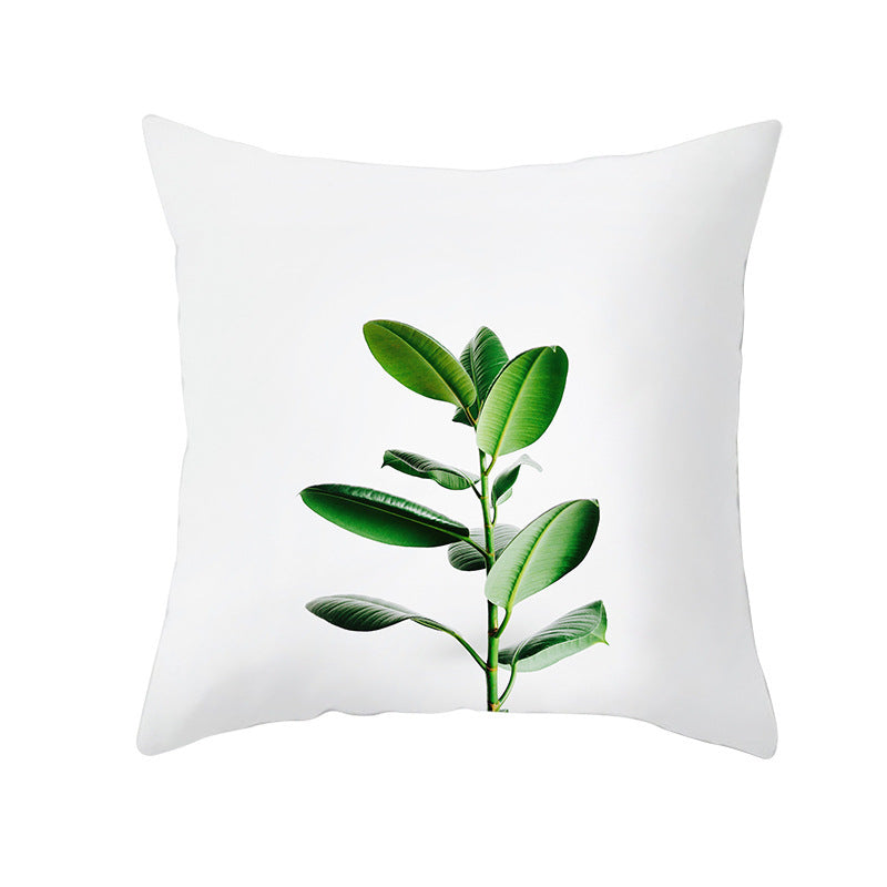 Tropical Plants Pillowcase Decor