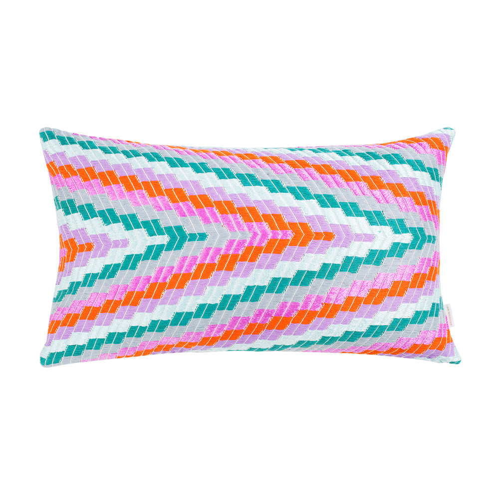 Almolonga Zig Zag Pillow - Orange Multi