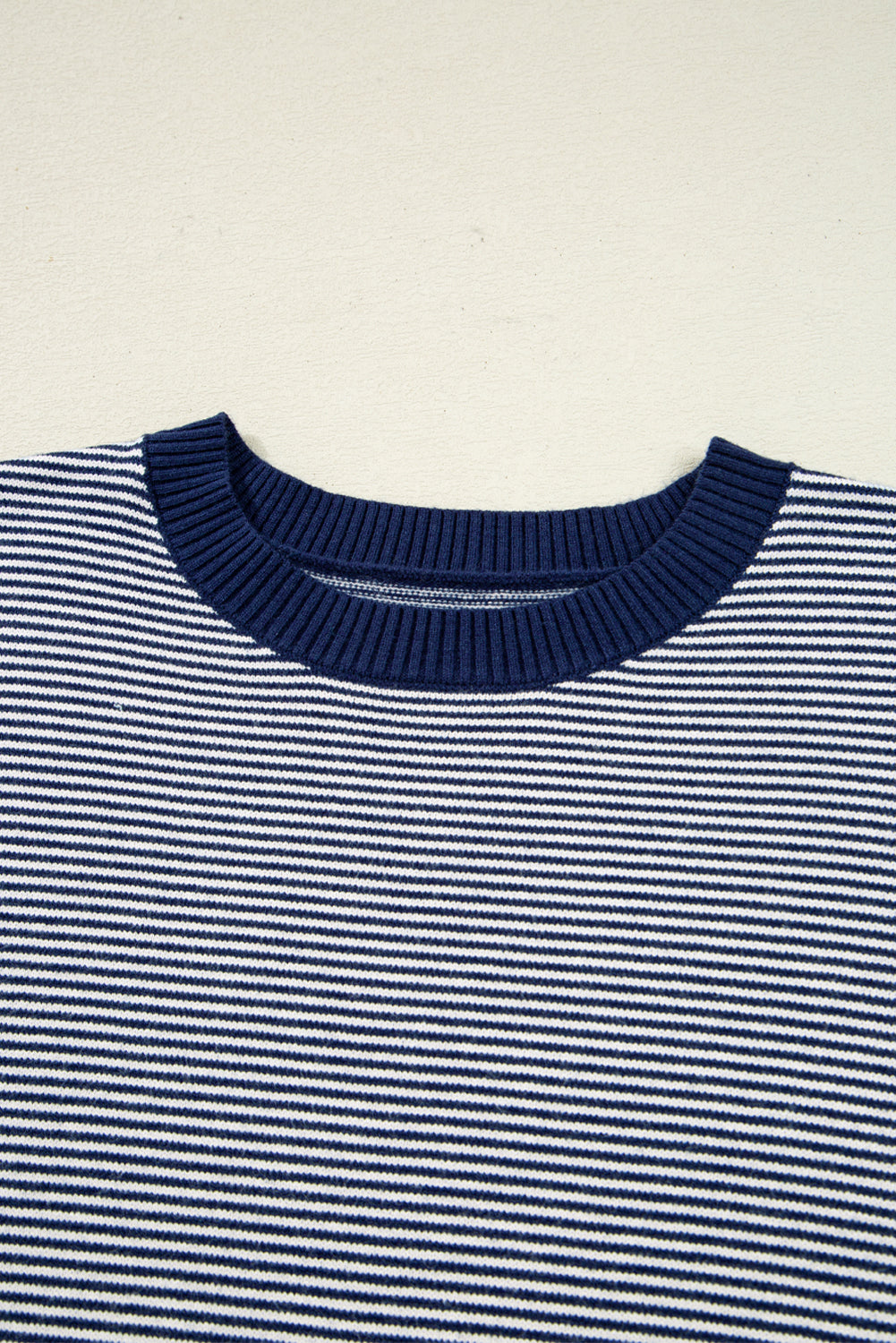 Reese Stripe Dolman Oversize Tunic Sweater