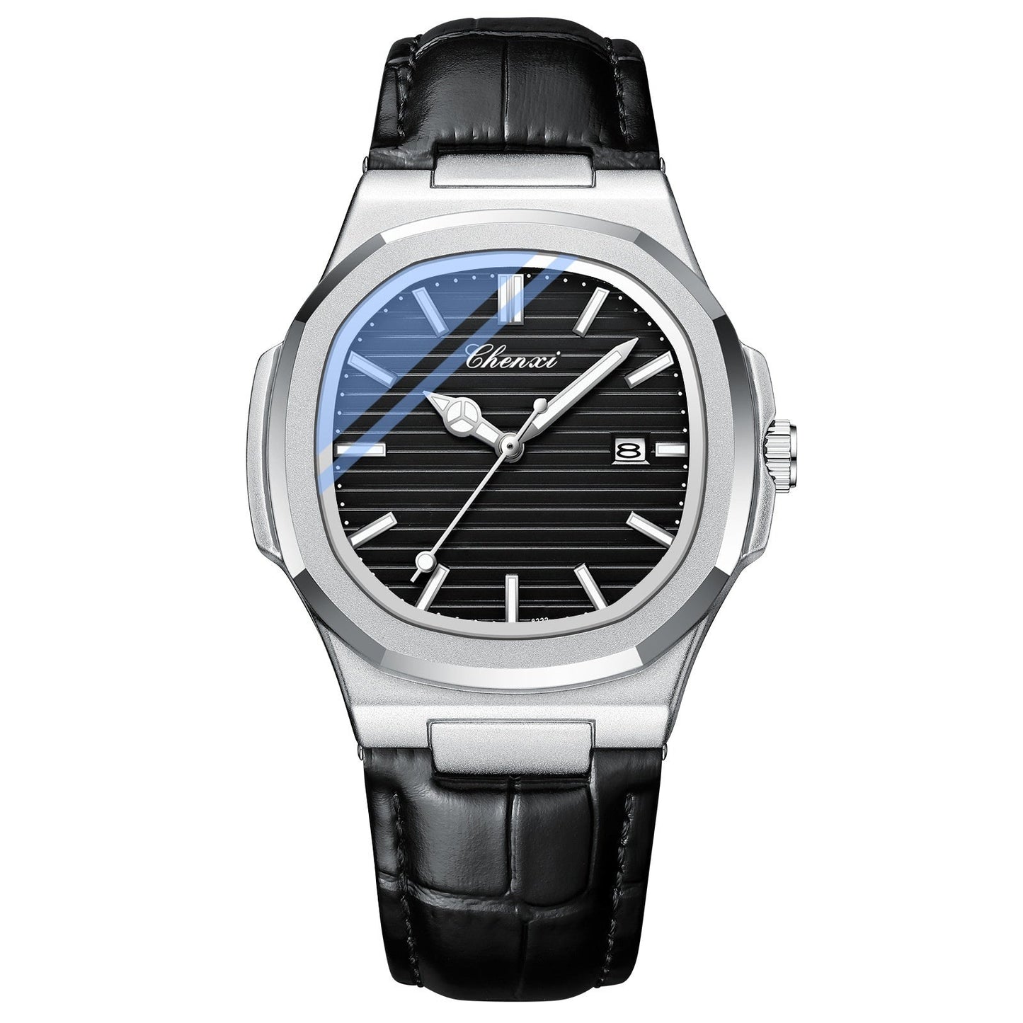 Chenxi Steel Watch Couple Luminous Waterproof Simple Fashion