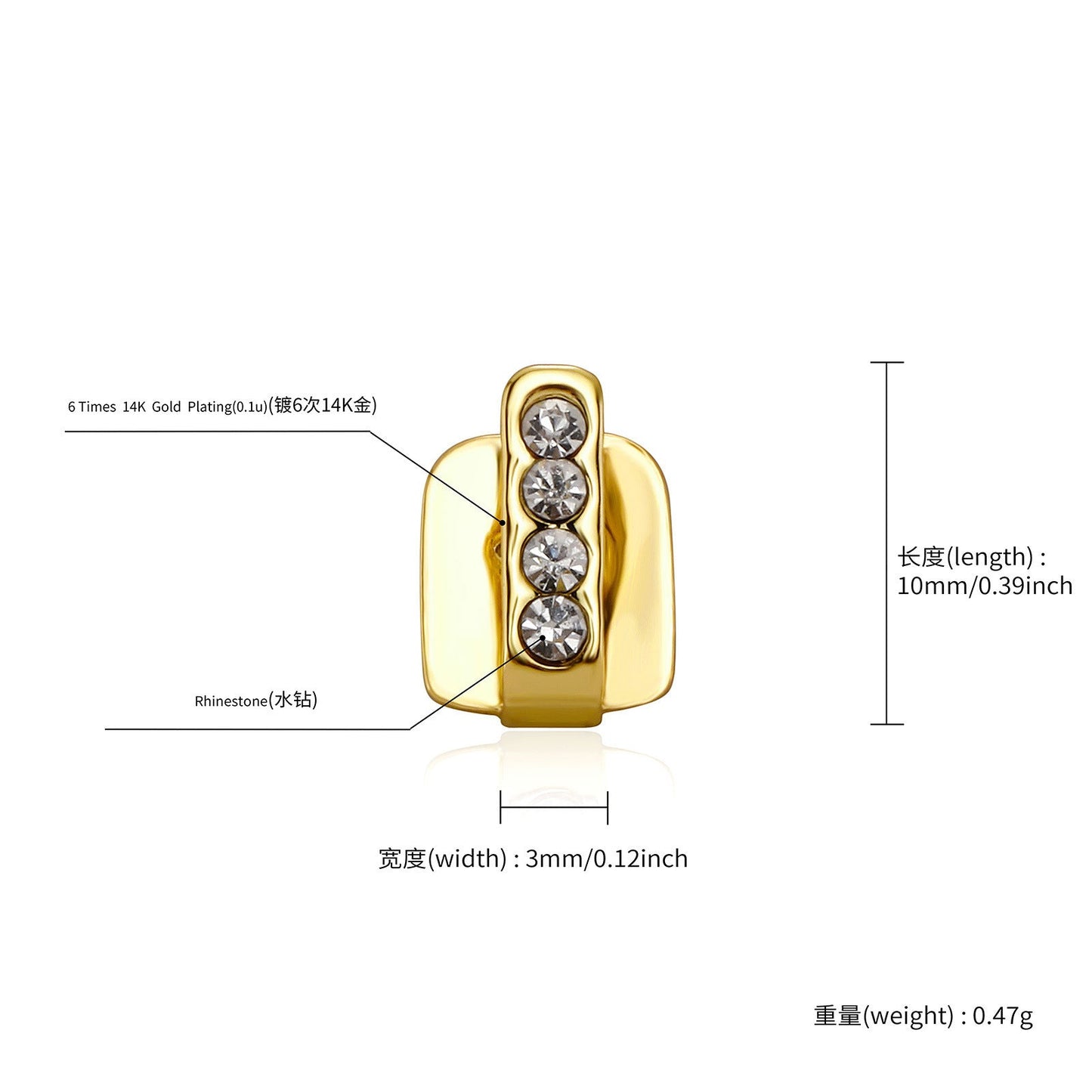 Hip Hop Tooth Socket Single And Double Combination Accessories