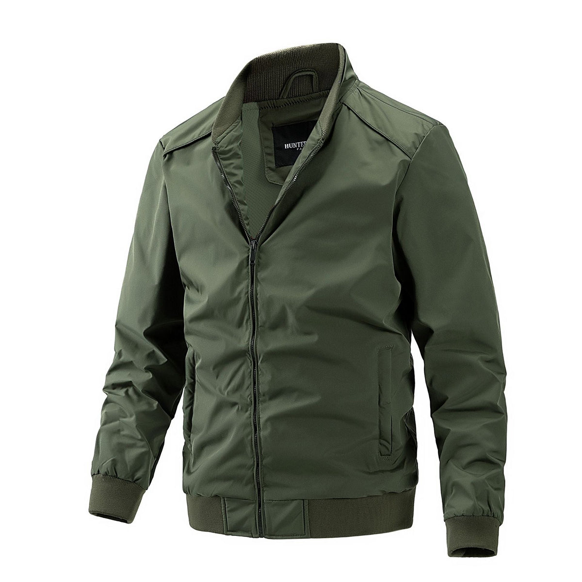 2026 Cross-Border Stand Collar Business Men's Jacket Casual Thin Baseball Jacket Trendy Foreign Trade Men's Clothing