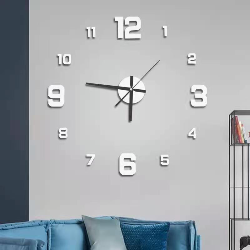 Luminous Creative Simple Wall Hanging Punch-free Clock