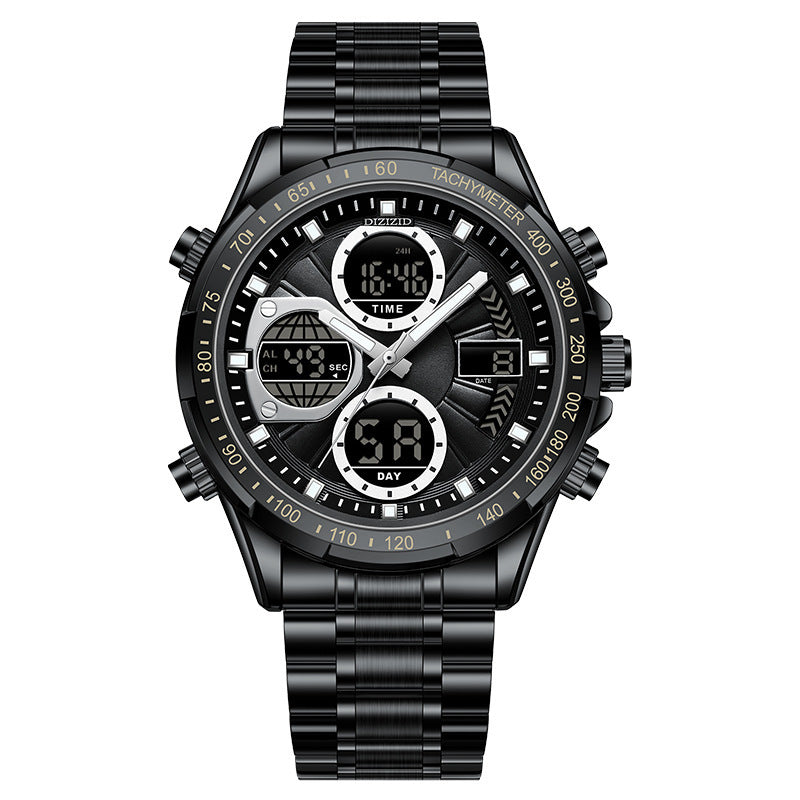 Alloy Leather Men's Business Watch Luminous Waterproof